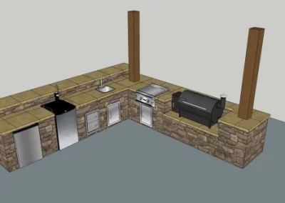masonry design and 3d rendering in fresno california and central valley
